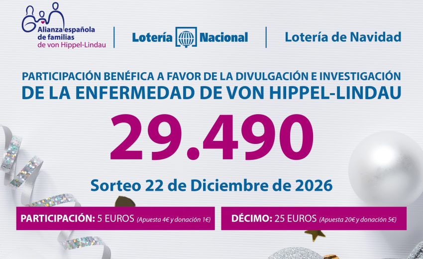 Cartel Participación en el Sorteo de Navidad de 2026